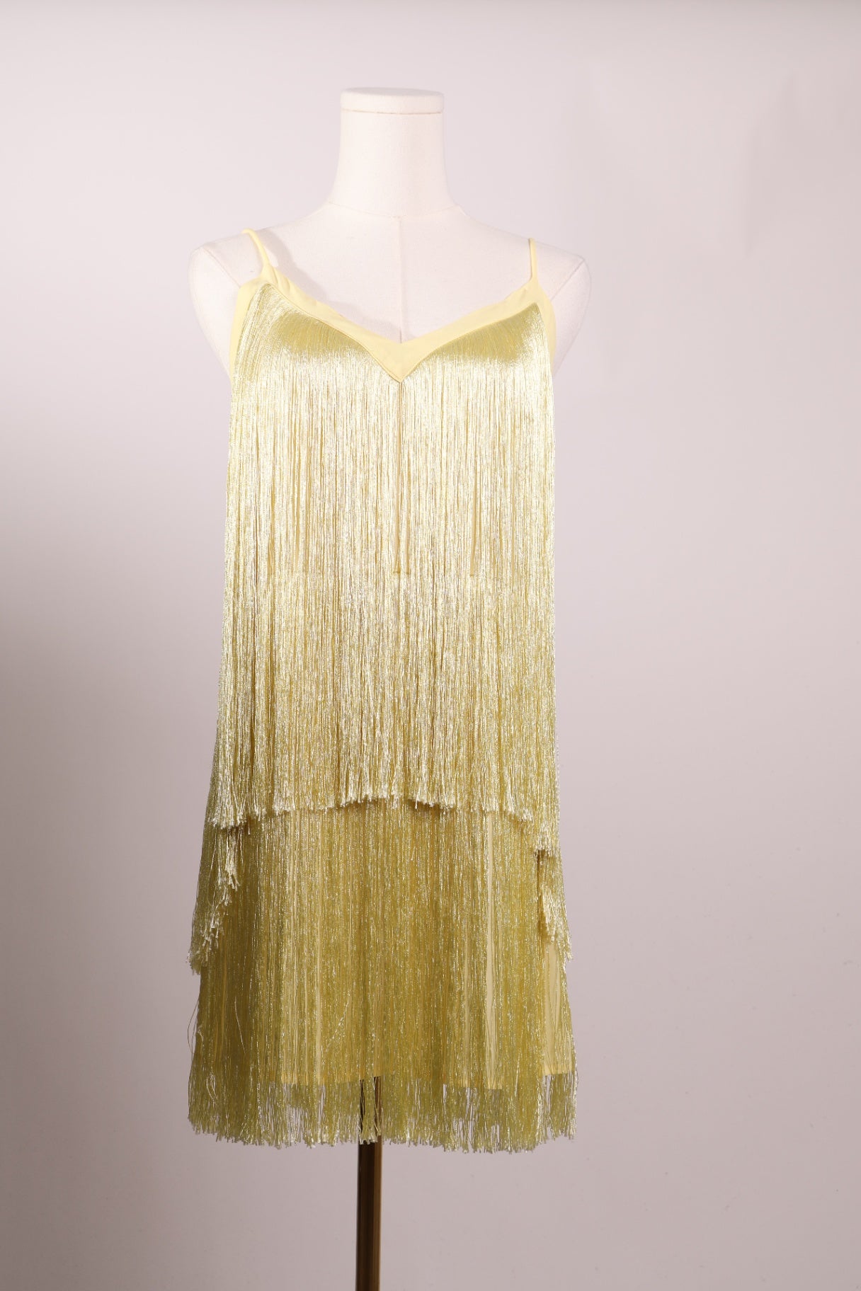 Robe mini à franges