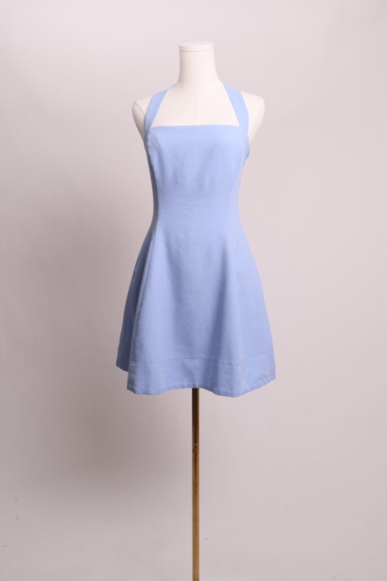 Robe courte licou avec poches