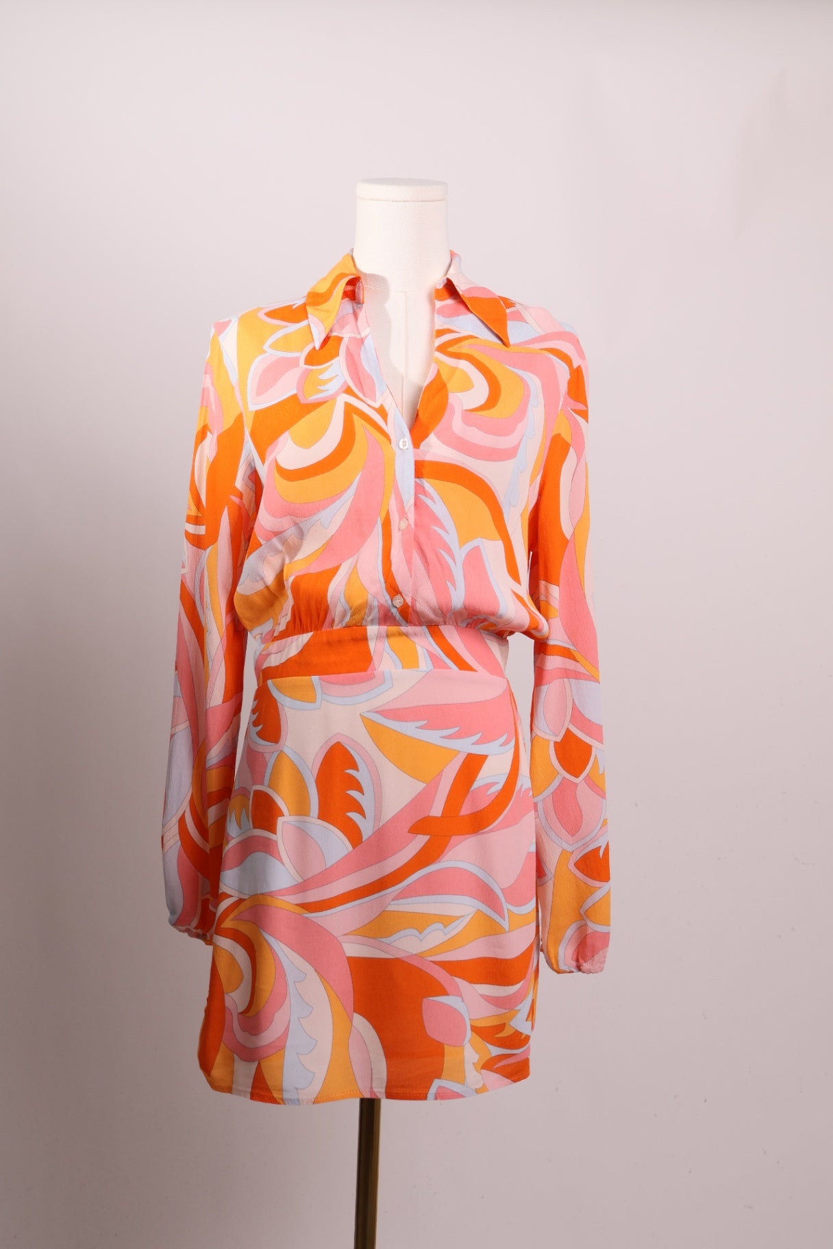 Robe à imprimé rétro