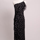 Robe à une bretelle à pois