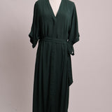 Robe longue émeraude