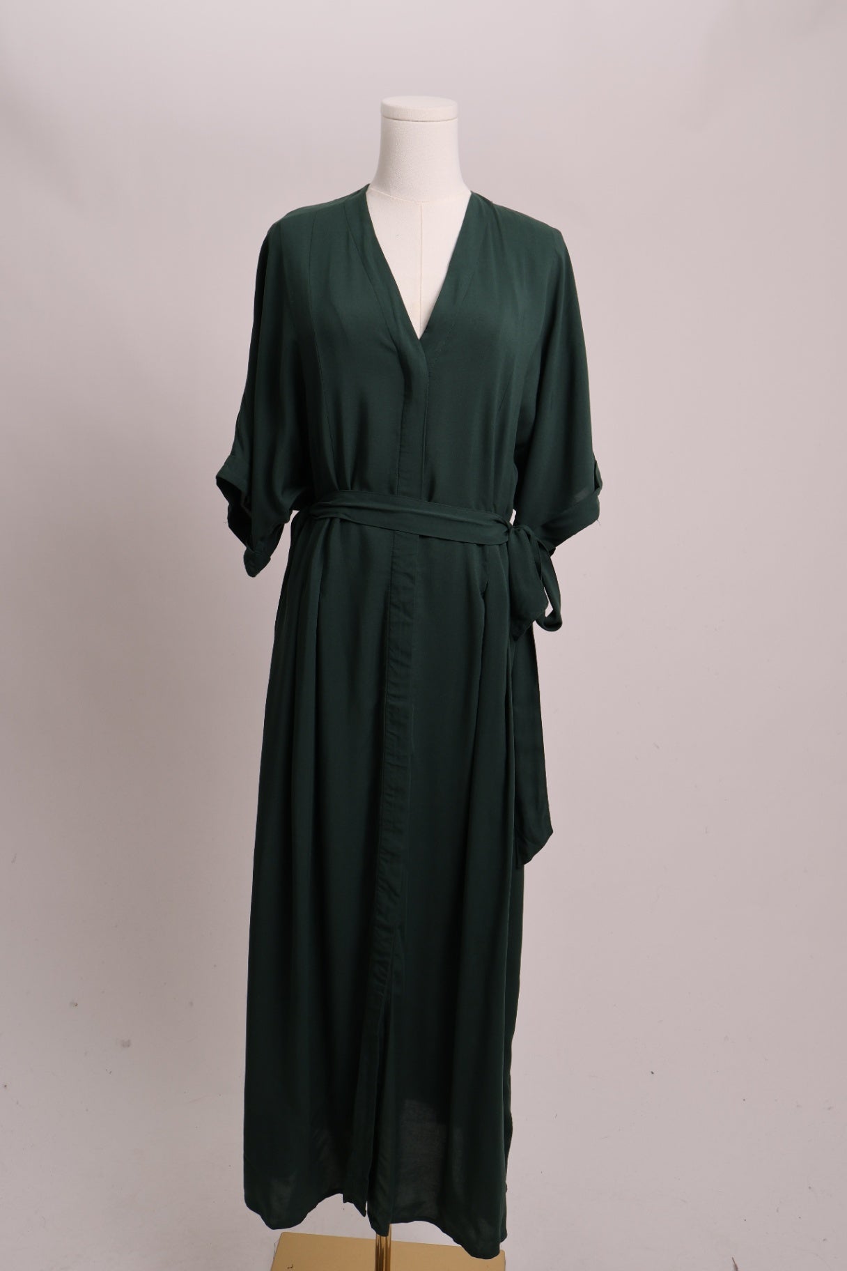 Robe longue émeraude