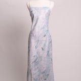 Robe satinée effet aquarelle