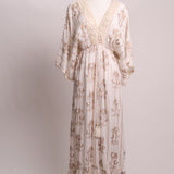 Robe bohème imprimé palmiers