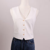 Veste sans manches style blazer
