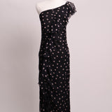 Robe à une bretelle à pois