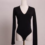Justaucorps (bodysuit) moulant manches longues
