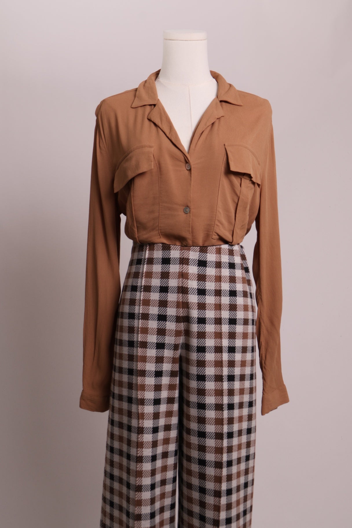 Blouse avec poches à la poitrine