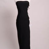 Robe bustier moulante avec boucles