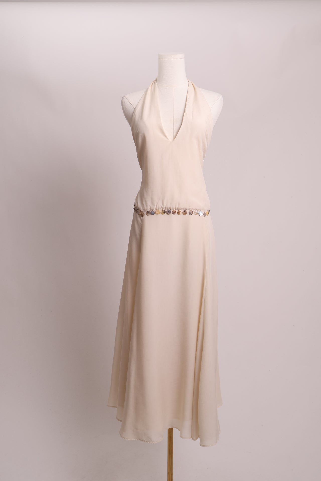 Robe longue licou