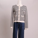 Cardigan à rayures noires