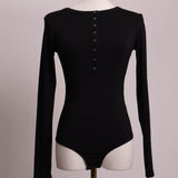 Justaucorps (bodysuit) manches longues et boutons pressions