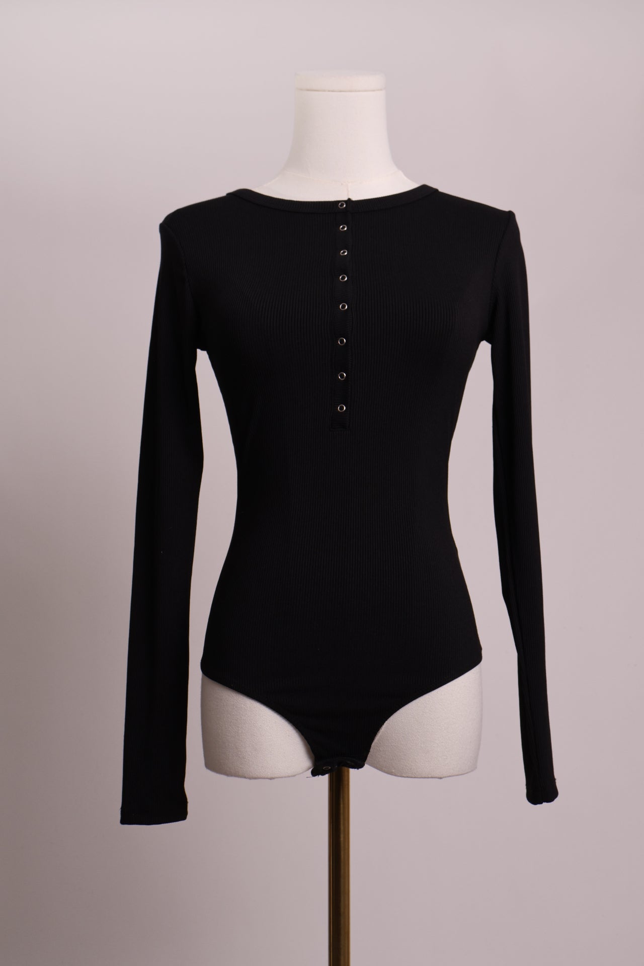 Justaucorps (bodysuit) manches longues et boutons pressions