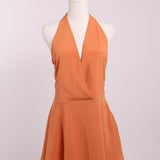 Robe mini licou dos ouvert