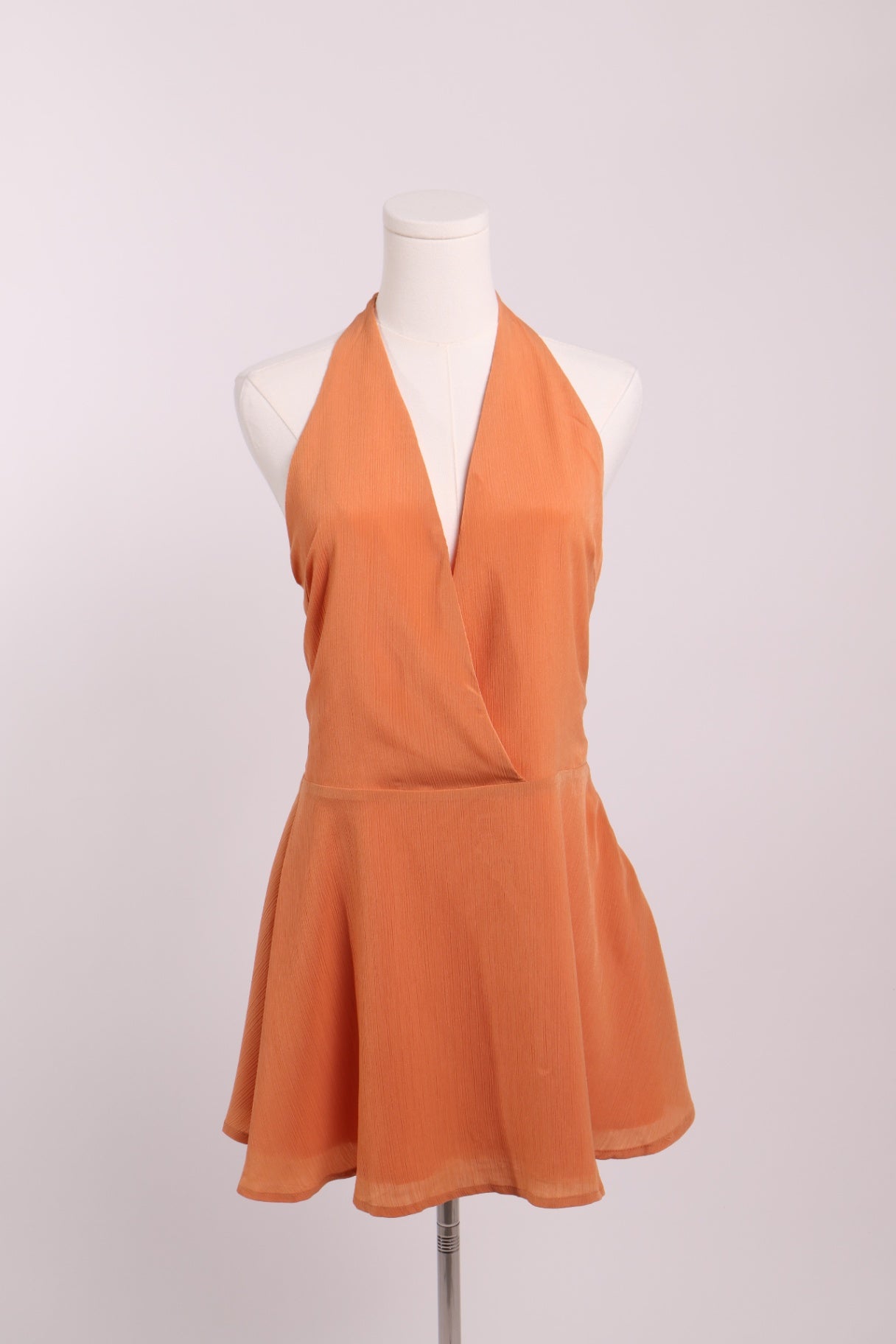 Robe mini licou dos ouvert
