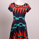 Robe à imprimé géométrique