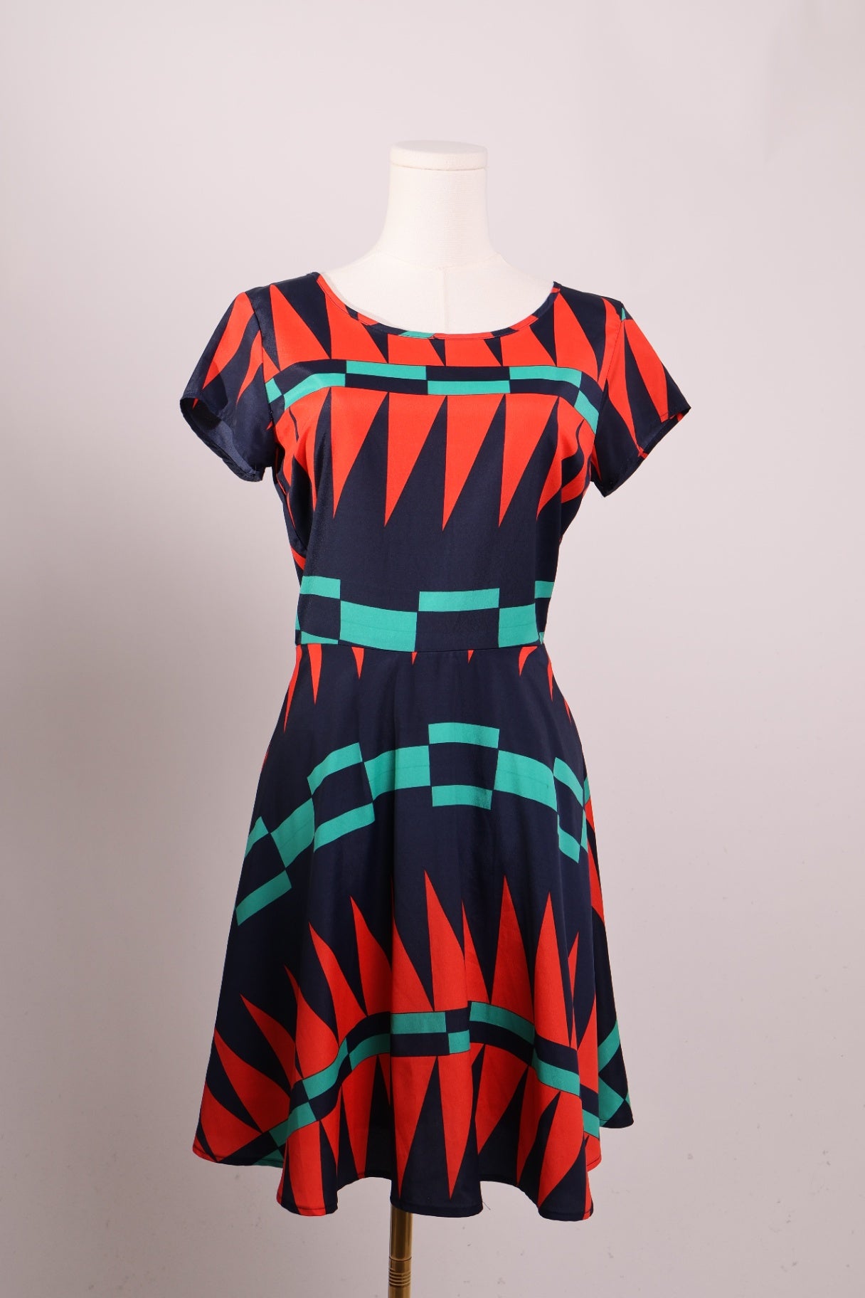 Robe à imprimé géométrique