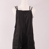 Salopette en denim noir