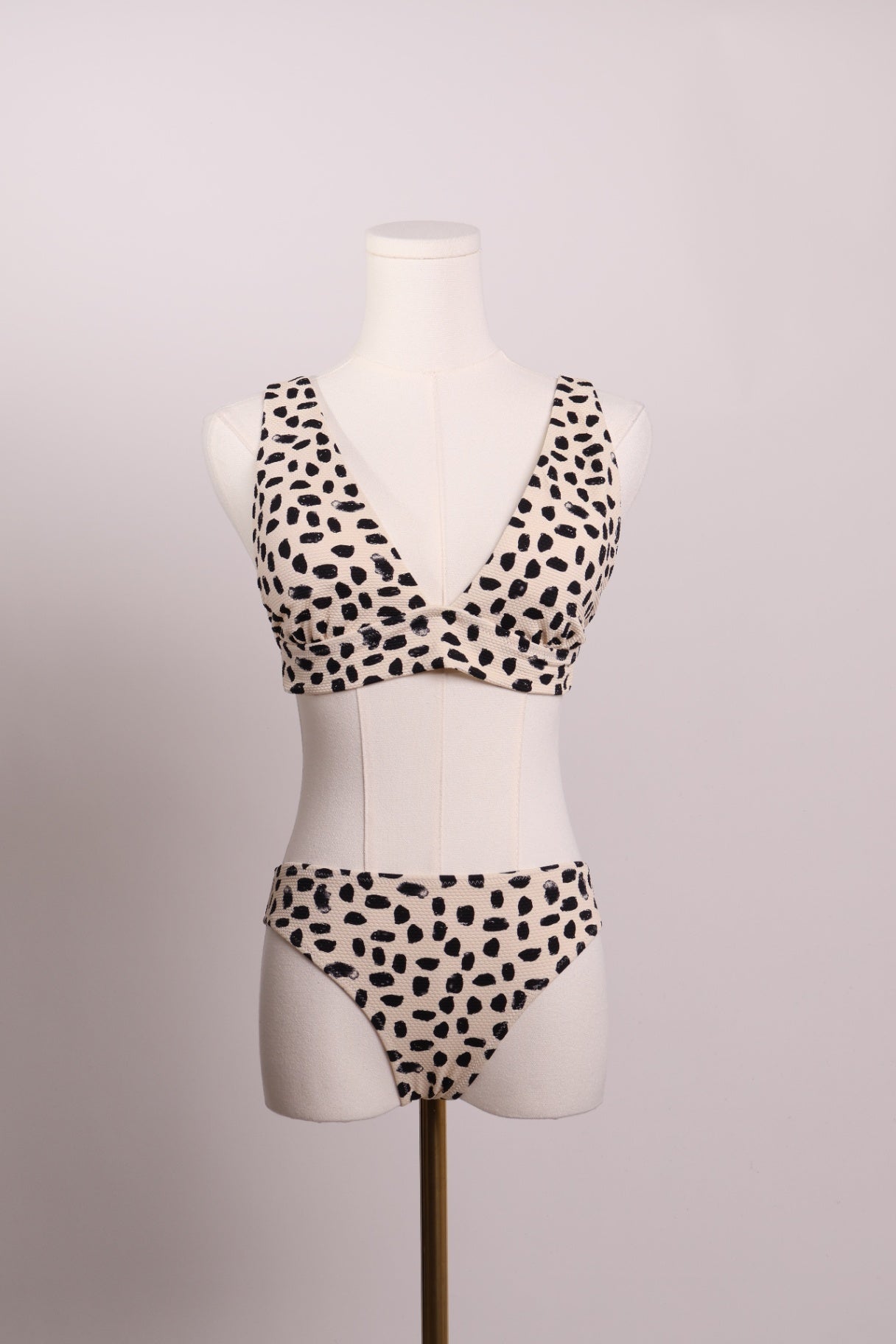 Bikini à pois (3 morceaux)