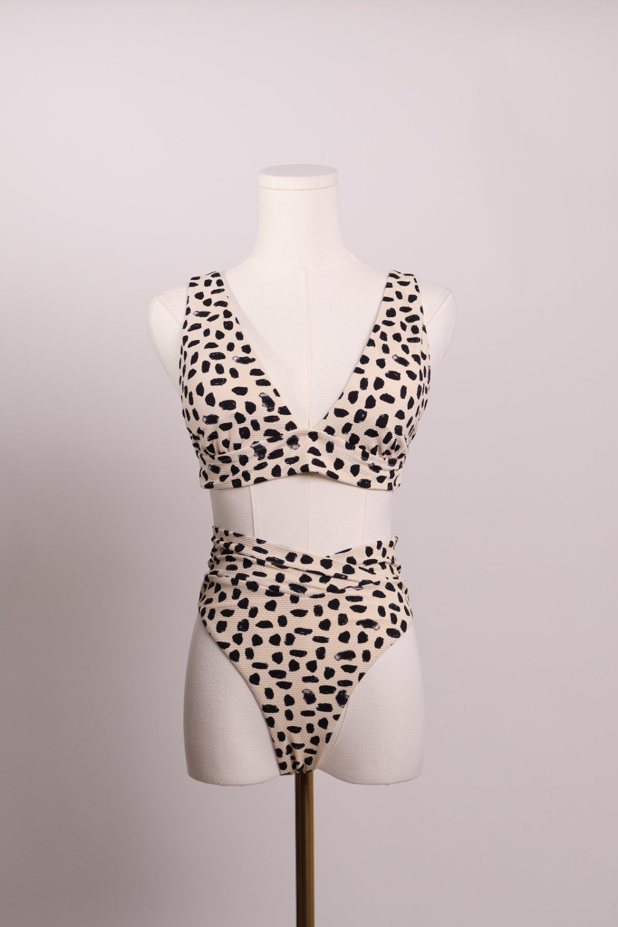 Bikini à pois (3 morceaux)