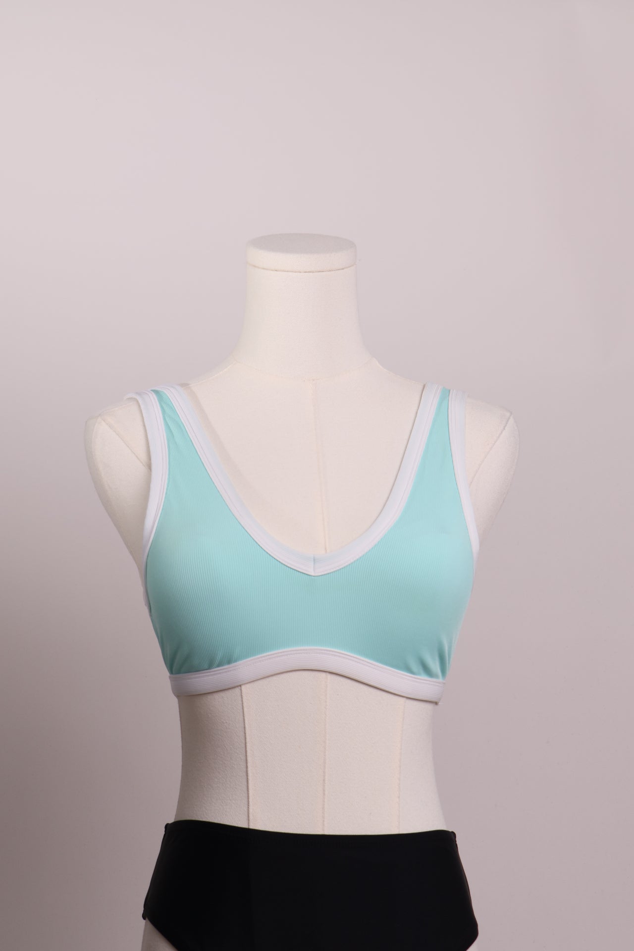 Haut de maillot turquoise