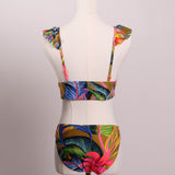 Bikini tropical multicolore