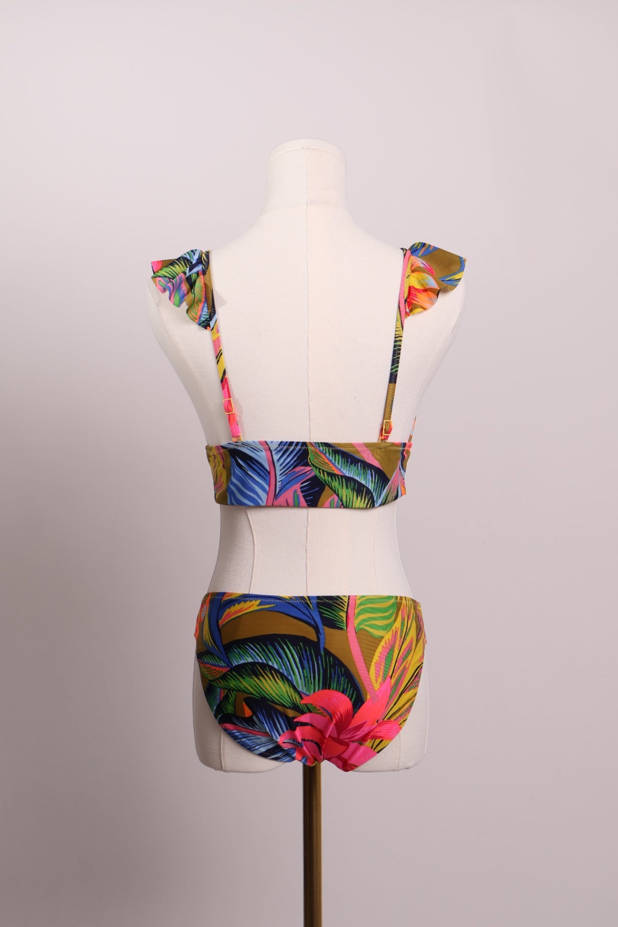 Bikini tropical multicolore
