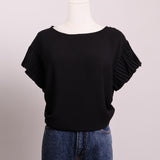 Blouse fluide à manches volantes