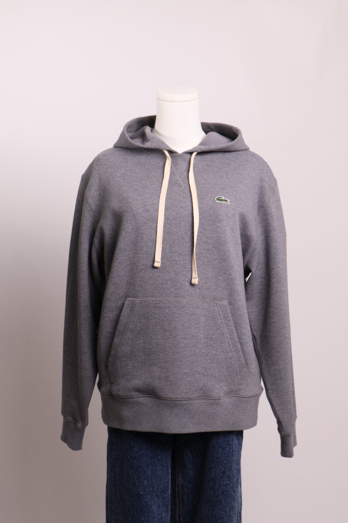 Hoodie gris à capuchon