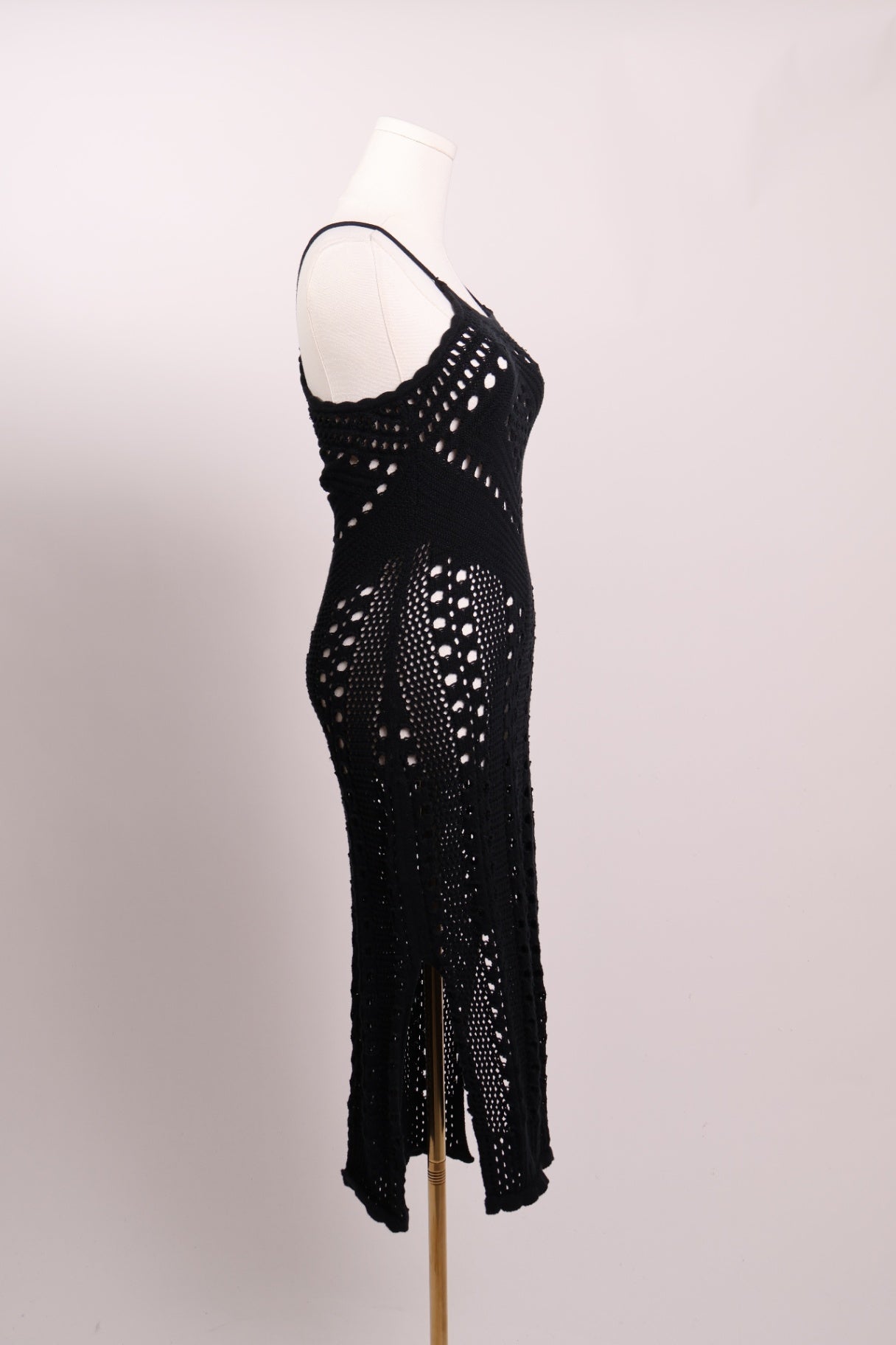 Robe de plage midi en crochet