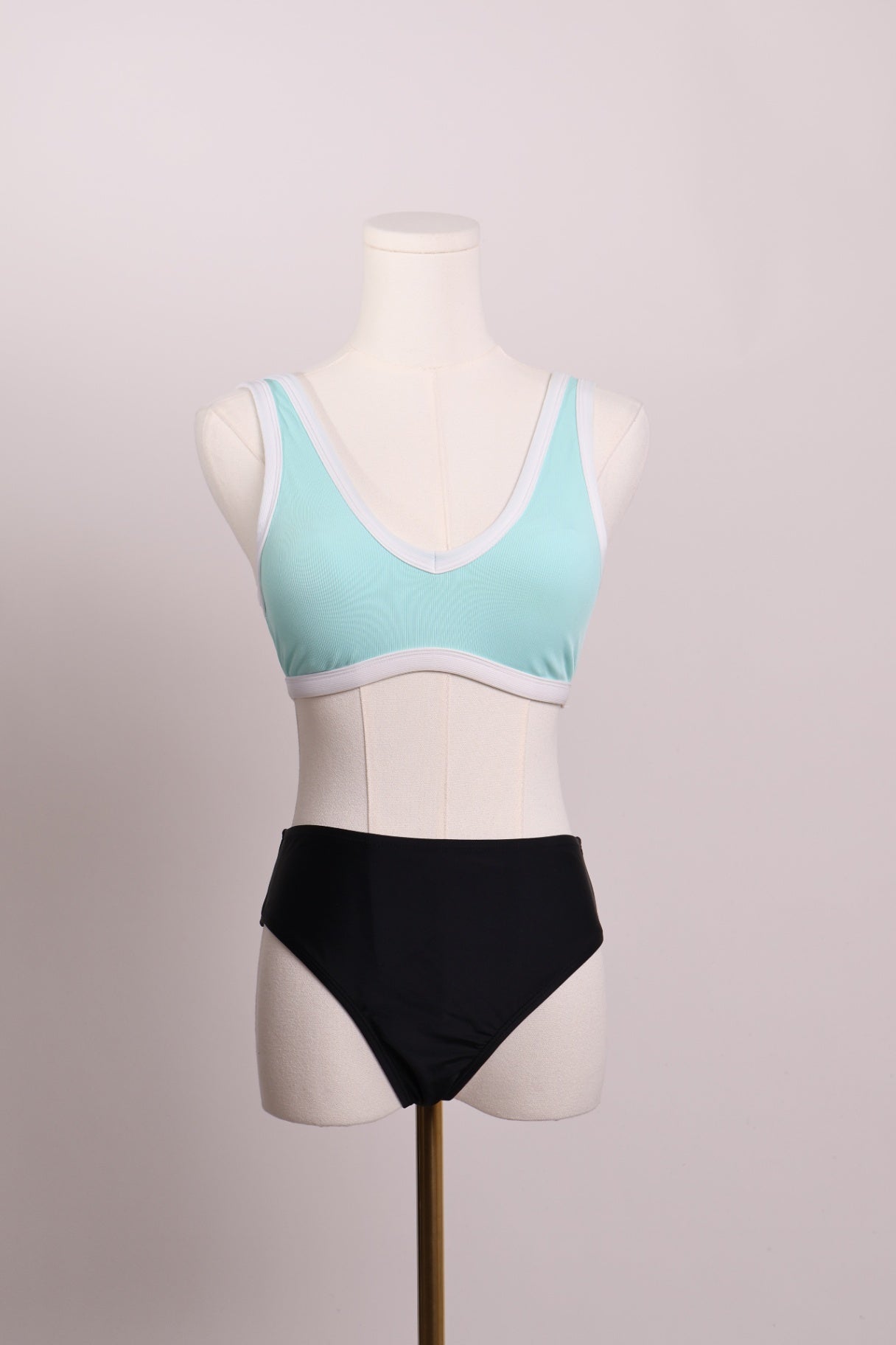 Haut de maillot turquoise