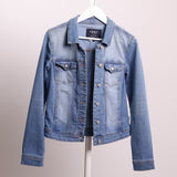 Veste en denim ajustée