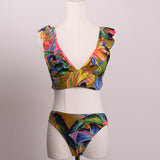 Bikini tropical multicolore