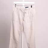Pantalon en lin à cordon