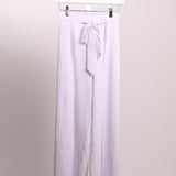Pantalon fluide avec ceinture nouée
