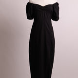 Robe avec manches bouffantes