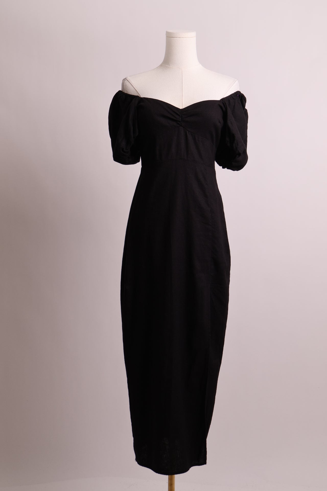 Robe avec manches bouffantes