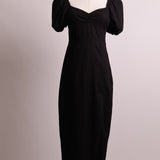 Robe avec manches bouffantes