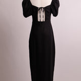 Robe avec manches bouffantes