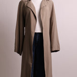 Manteau trench léger taupe