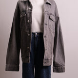 Veste en denim grise