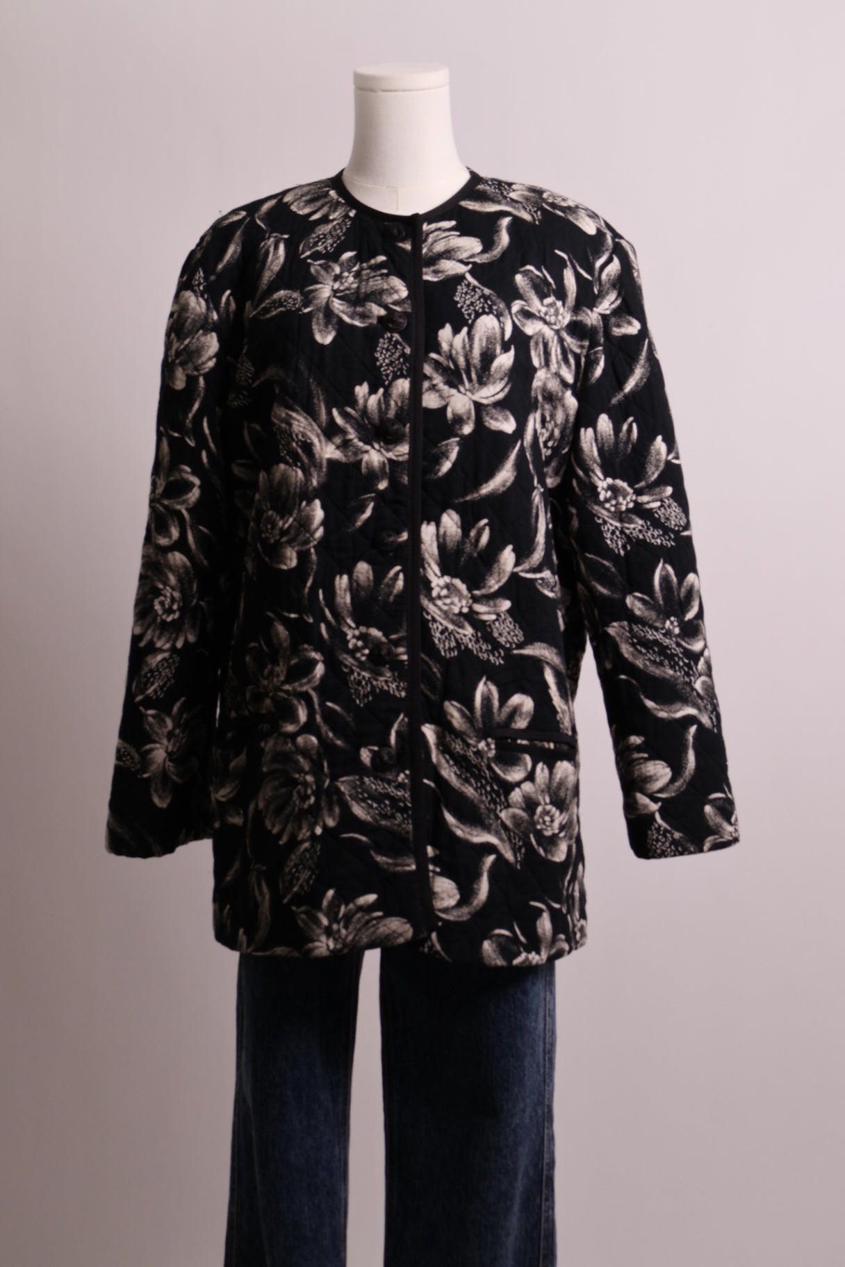 Manteau léger fleuri 