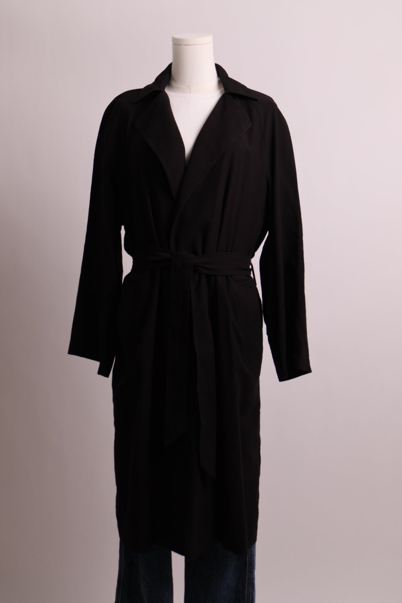 Manteau trench léger noir