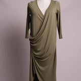 Robe à manches longues portefeuille