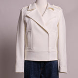 Veste courte style perfecto structuré