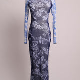 Robe maxi moulante 2 pièces