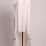 Robe élégante en chiffon à volants
