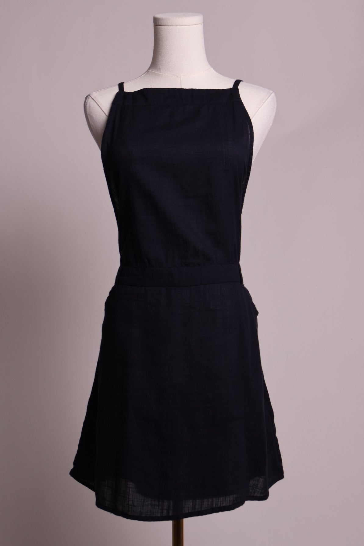 Robe courte style salopette