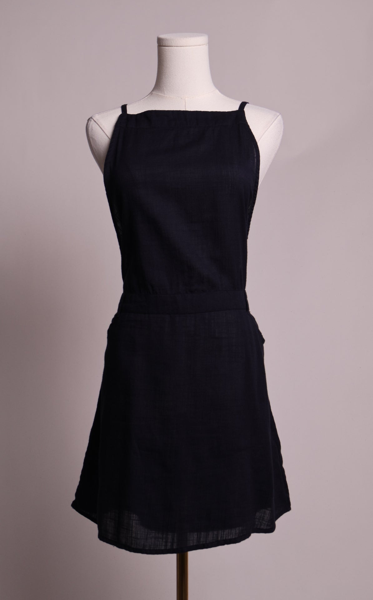 Robe courte style salopette