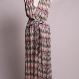 Robe maxi licou nouée